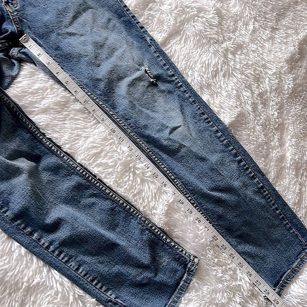 Studded Distressed Midrise Slim Skinny Rocker Firefly Jeans - Picture 8 of 16